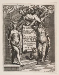 Titelblad voor Simon Paulli, "Quadripartitum Botanicum", 1667