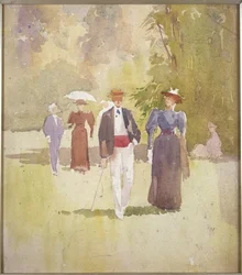 Een Wandeling in het Park