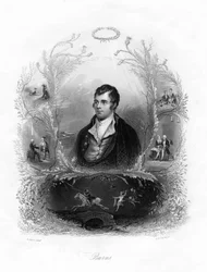 Robert Burns, Schotse dichter, 19e eeuw