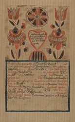 Pa. Duitse Geboorteakte, ca. 1936