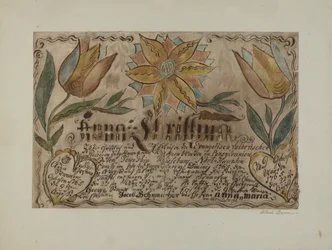 Pa. Duitse Geboorteakte