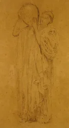 Meisje met kruik, ca. 1867