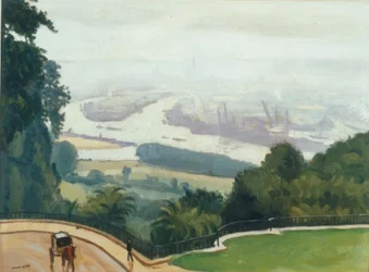 De haven van Rouen