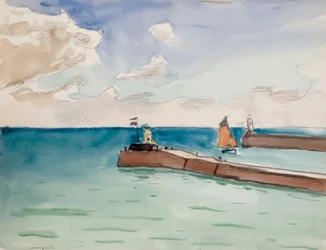 Les Sables d’Olonne, ingang van de haven