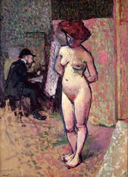 Matisse Schildert in het Atelier van Manguin