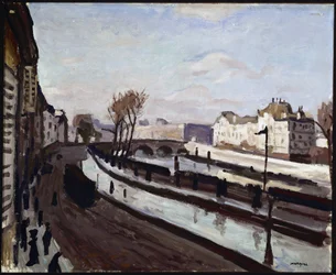 Parijs, de Quai des Grands-Augustins