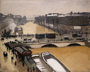 Parijs, de St. Michelbrug