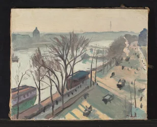 Quai du Louvre, bleke zon