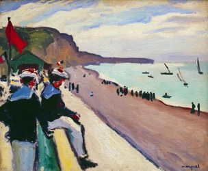 Het strand van Fécamp