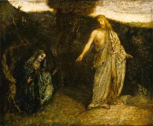 Christus verschijnt aan Maria, ca. 1885