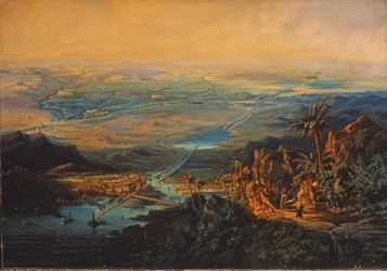 Suezkanaal in november 1864