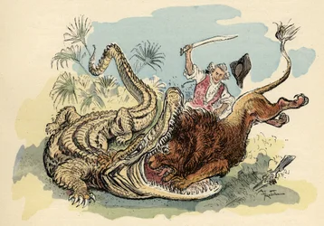 Illustratie door Albert Robida in 