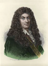 Portret van Henry Purcell (1659-1695), Engelse componist gebaseerd op de tekening van Albert Rosenthal