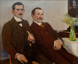 Albert Weisgerbers broers Peter en Fritz
