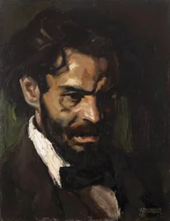 De dichter Ludwig Scharf