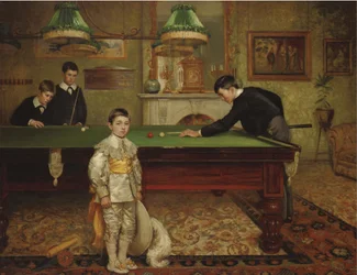Biljartkamer, 1902