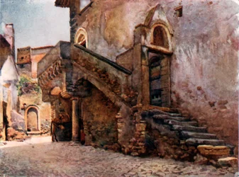 Middeleeuws huis in Tivoli