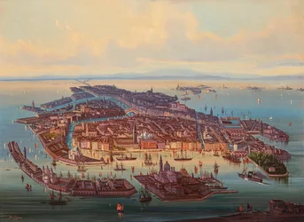 Luchtfoto van Venetië