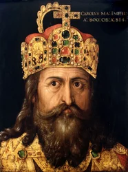 Portret van Karel de Grote (742-814)