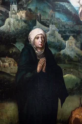 Christus aan het kruis tussen de Maagd Maria en Johannes