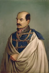 Feldzeugmeister Joseph graaf Jellacic, Banus van Kroatië ... (schilderij op doek)