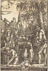 Christus aan het kruis genageld