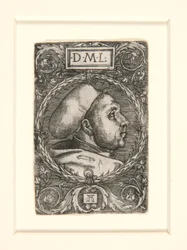 Maarten Luther met een Doctorale Hoed