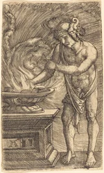 Mucius Scaevola verbrandt zijn hand