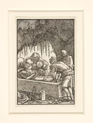 De graflegging van Christus, uit de serie De val en verlossing van de mens