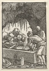 De val en verlossing van de mens: Begrafenis van Christus