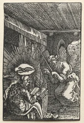 De val en verlossing van de mens: De annunciatie