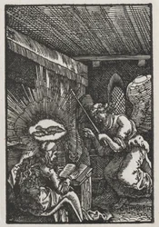 De val en verlossing van de mens: De annunciatie, ca. 1513