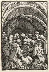 De val en verlossing van de mens: De dood van de Maagd, ca. 1515
