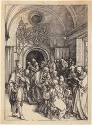 De besnijdenis van Christus, blad 11 uit de serie „Het leven van Maria”