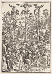 Calvarie (bescheiden houtsnede)