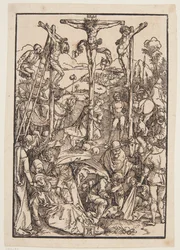 Calvarie (bescheiden houtsnede)