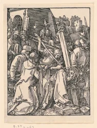 Christus draagt het kruis, uit de serie De Kleine Passie