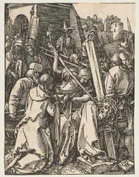 Christus draagt het kruis, uit De Kleine Passie