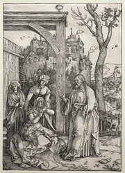 Christus neemt afscheid van zijn moeder, ca. 1504-1505