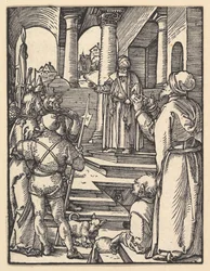 Christus voor Pilatus, uit „De Kleine Passie“