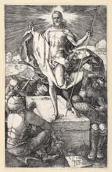 De verrijzenis van Christus (Gegraveerde Passie)