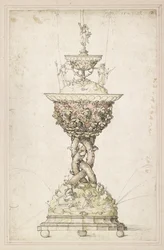 Ontwerp voor een tafel fontein, 1509