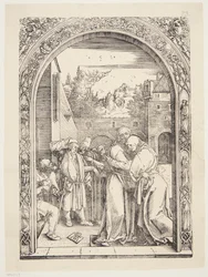 Joachim en Sint Anna ontmoeten elkaar bij de Gouden Poort