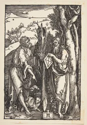 Johannes de Doper en St. Onuphrius in de Wildernis