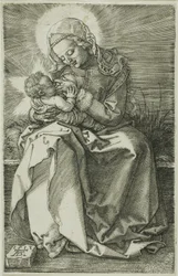 Madonna die Borstvoeding Geeft