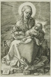 Madonna met het ingebakerde kind
