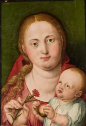 Madonna met het Kind en een anjer