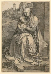 Maria met het Kind bij de muur