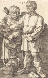 Boerenpaar op de Markt, 1519