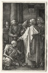 Petrus en Johannes Genezen de Kreupele bij de Tempelpoort